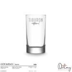 Baskılı Kahve Yanı Su Bardağı Ada