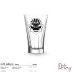 Baskılı Kahve Yanı Su Bardağı Truva