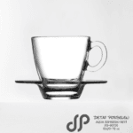 Baskılı Espresso Seti Aqua
