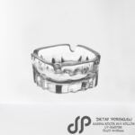 Baskılı Küllük Karina Küçük Boy