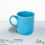 Promosyon Logo Baskılı Turkuaz Porselen Kupa