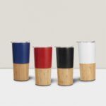 Promosyon Logo Baskılı Bambu Termos