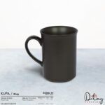 Promosyon Logo Baskılı Siyah Porselen Kupa