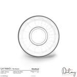 Baskılı Çay Tabağı Klasik Optikli