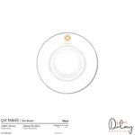 Baskılı Çay Tabağı Vera